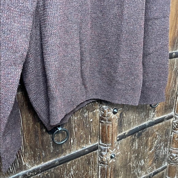 NWOT Joseph Abboud Wool Shawl Collar Sweater MenS XL Brown Heather Knit Pullover - Picture 5 of 8